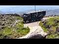 With the expedition mobile over a bike pass • World tour