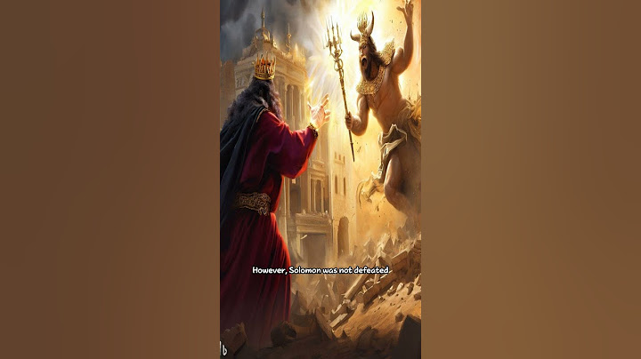 Solomon defeats the Devil