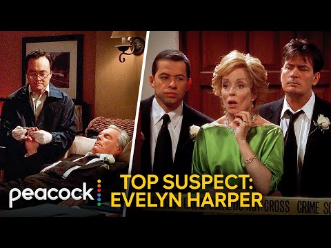 Two and a Half Men | Detectives Investigate the Mysterious Death of Evelyn’s Husband