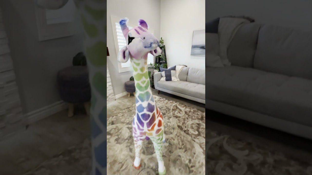 Melissa & Doug | Rainbow Plush Giraffe