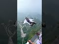 Yuhu Peak Wingsuit Flying Zhang Shupeng World Record#wing #travel #highwing