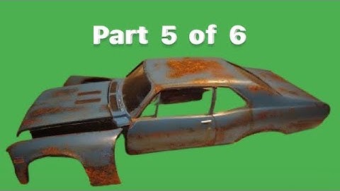Building a 1/25 scale 1972 Chevy Nova. Part 5, body assembly