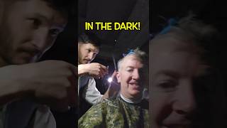 SCARY HAIRCUT in Afghanistan!      #darkness #afghanistan #barber