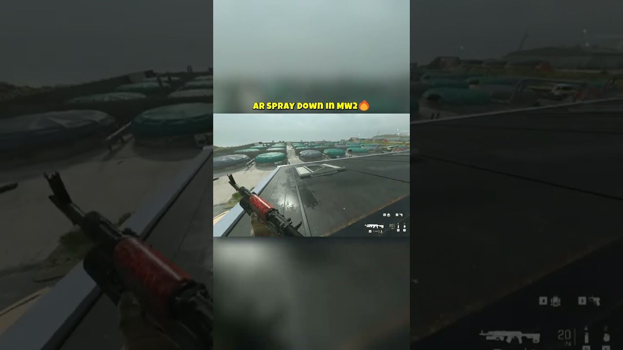 Ar Spray Down In Mw2🔥#Mw2 #Assaultrifle #Fpsgaming #Shorts