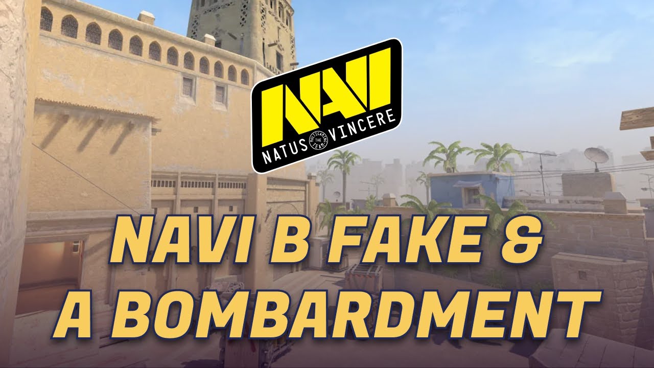 CS Tactics Playbook: NaVi B Fake & A bombardment @ Mirage