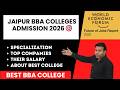 Jaipur BBA Colleges Admission 2026 🎯 | Apply Now