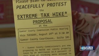 Protests in Sumner County over proposed property tax increase