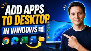 How to Add Apps to Your Desktop in Windows | Create a Desktop Shortcut for Applications 2026