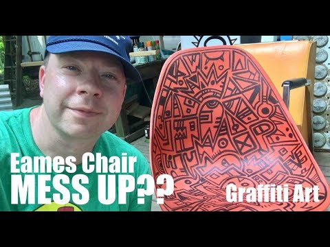messing-up-a-mid-century-modern-herman-miller/eames-chair?-(graffiti-art