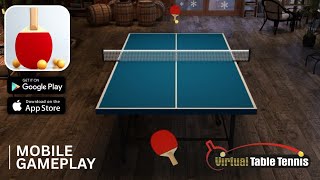 Virtual Table Tennis - Gameplay (Android, iOS) screenshot 2