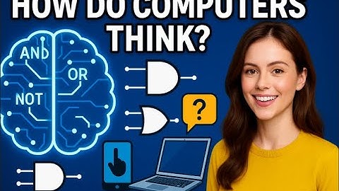 How Do Computers Think? 🤖💭 #tech  #computer #think  #logicgates  #computationalthinking