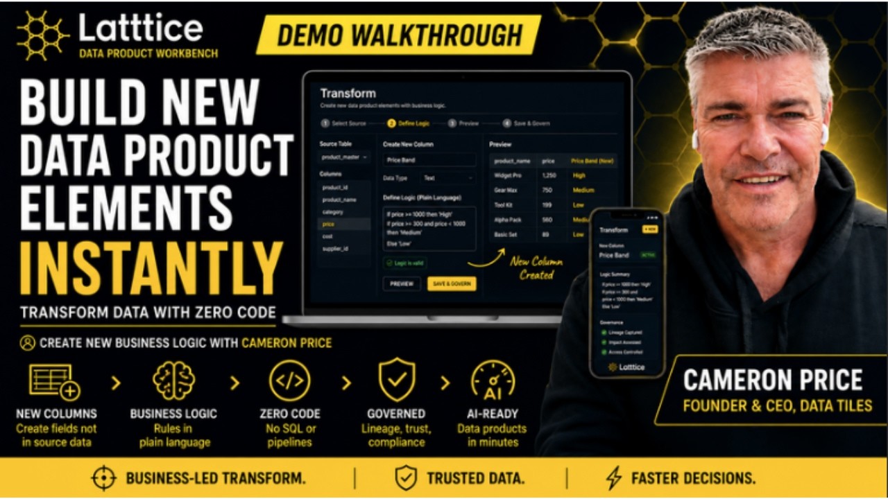 Build a data product in minutes