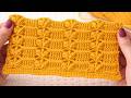 Beautiful Crochet Flower Stitch 🧶 Easy Textured Pattern for Blankets