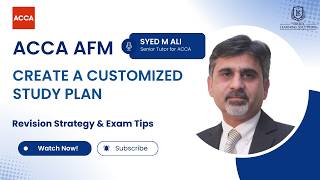 How to Create the Perfect ACCA AFM Study Plan | Pass AFM in 2026