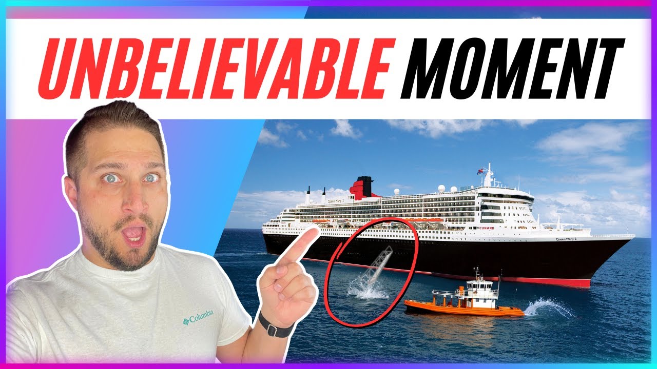 UNBELIEVABLE Queen Mary Breaks Free of Moorings; Gangway GONE