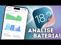 SAIU!🔥 Análise de Bateria - do iOS 18.2 A melhor Vale Atualizar ?😱