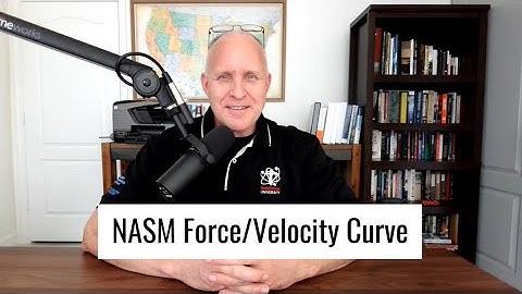 NASM Exam Study: The Force/Velocity Curve