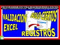 546 ❤️ Como Crear VALIDACION con 🔥 ALGUNOS REGISTROS de una LISTA Con Macro Excel VBA
