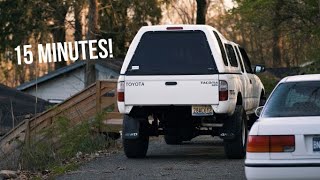 Restoring An Old Truck Camper Shell In 15 Minutes! by Connor Lee 4,812 views 1 year ago 14 minutes, 34 seconds