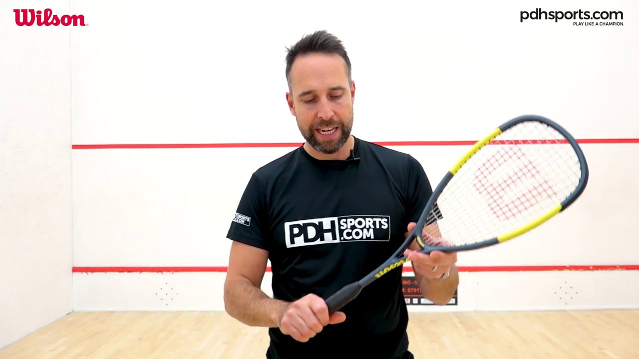 Review of the new Wilson Hammer Lite 2019 squash racket by pdhsports