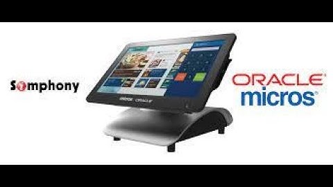 Oracle Hospitality Simphony STS Gen 2 Post check with single menu item