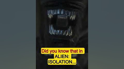 Did you know that in ALIEN: ISOLATION...