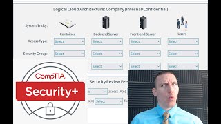 Cloud Security - CompTIA Security+ Performance Based Question screenshot 2