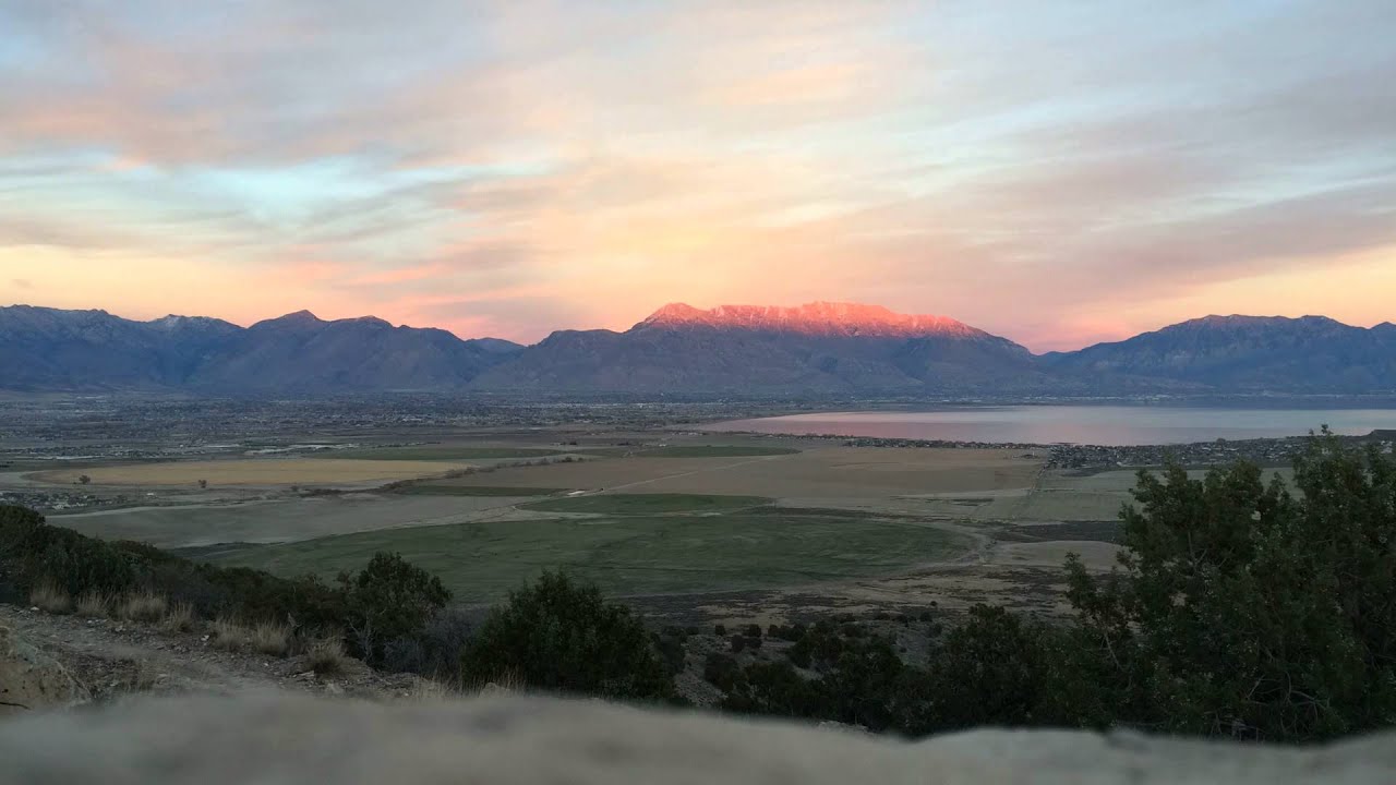 Time lapse of sunset in Utah YouTube