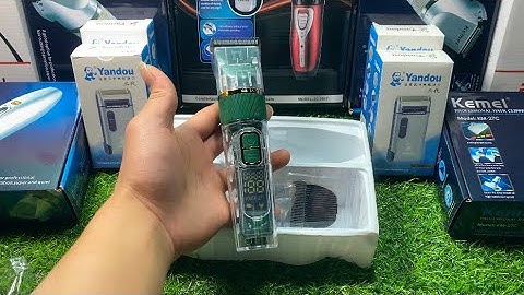 Tông Đơ Cắt Tóc Chuyên Nghiệp 4 Chế Độ , Tông KeMei K18 Giá Chỉ 400k/1 Bộ Bao Ship , Máy Êm Khoẻ