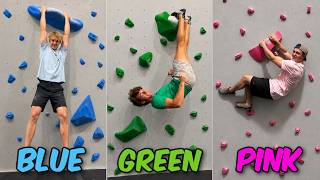 We Can ONLY Climb One Color For 24 Hours!