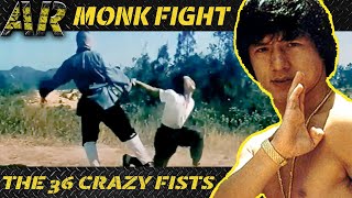 Siu-Hung Leung VS SHAOLIN MONK | MARTIAL ARTS FIGHT SCENE | The 36 Crazy Fists (1977)