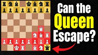 Stockfish, But Its Queen Starts the Game Trapped