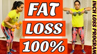 FULL BODY WEIGHT LOSS | BELLY FAT LOSS & INCH LOSS | Easy to Follow Weight Loss Workout | DAY 20