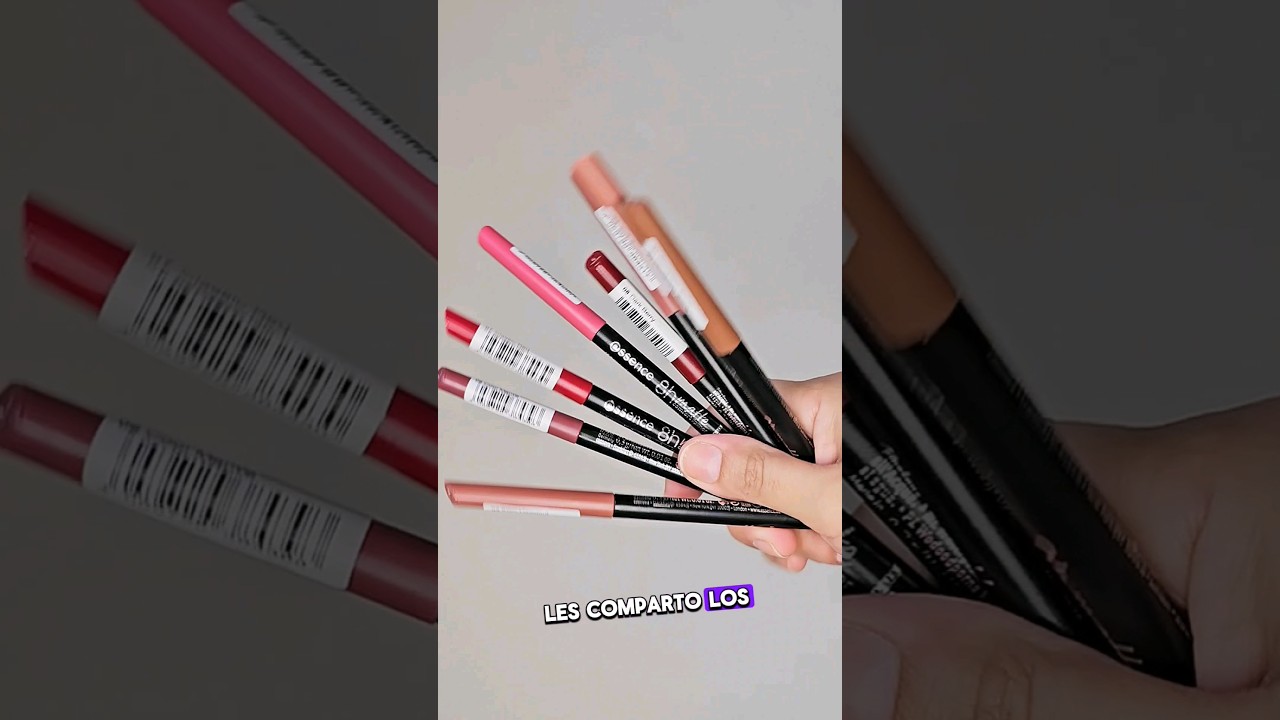 De Essence Cosmetics sus delineadores de labios los 8H matte confort lip línea 💄👄🫦👀✨️💄💄