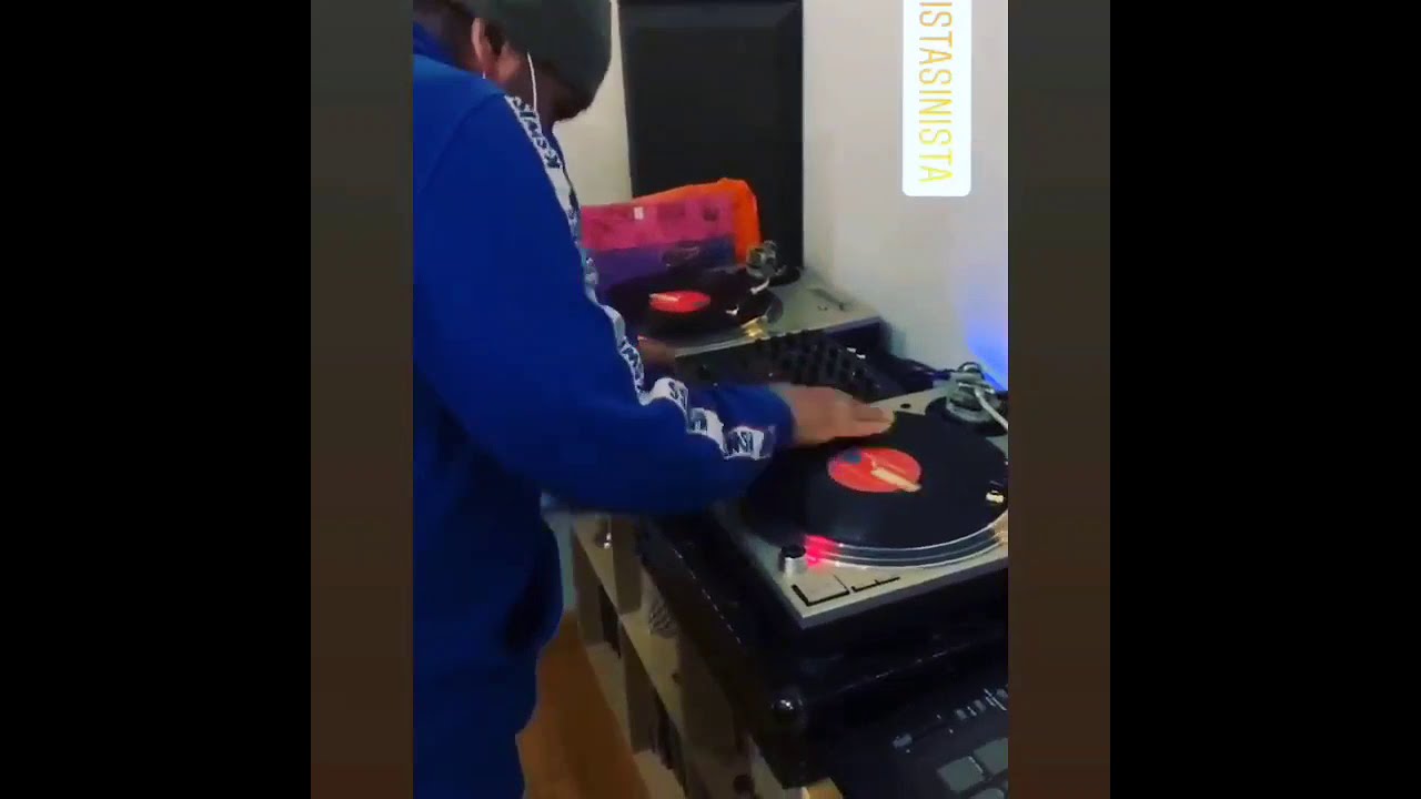 DJ Mista Sinista Scratching Practice