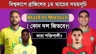 Pertandingan Pertama Piala Dunia Brasil | Brasil vs Maroko Piala Dunia 2026 | Pertandingan Piala Dunia Brasil