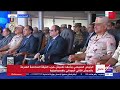 الرئيس السيسي يستمع لتلاوة قرآنية خلال اصطفاف تفتيش حرب الفرقة السادسة المدرعة 