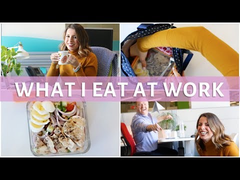 What I Eat In a Day at Work | EASY & Healthy Meals #2