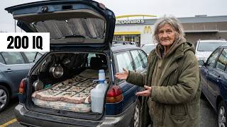 How A Homeless Old Woman Was In A Car Without Heating For 72 Hours