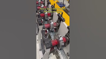 Heavy-duty shelf column forming machine#Cold bending # shelf # shelf column