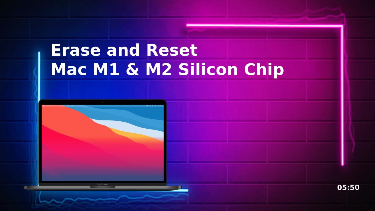 How To Erase and Reset an M1 & M2 Apple Silicon MacBook to factory ...