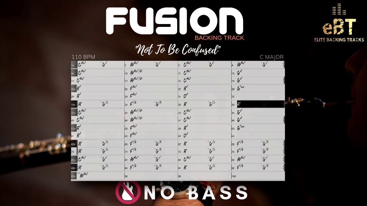 FUSION BACKING TRACK IN C! [NO BASS] - YouTube