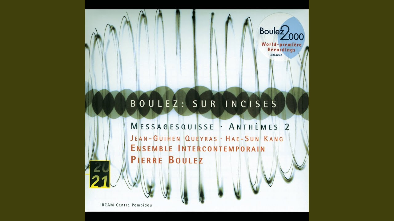Boulez: Anthèmes II for Violin and Live Electronics: II. Rapide ...