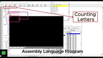 Program to Count Characters from a String in Assembly Language | Assembly Programming Tutorial 🖥️