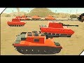 ТАНКИ ЛЕГКО ПОБЕЖДАЮТ ВСЕХ -  Игра Army Battle Simulator Битва солдатиков. Лучшие игры для андроид