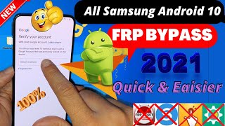 Samsung S9 plus Frp Bypass Last Security 2021 Quick Method For All Android 10