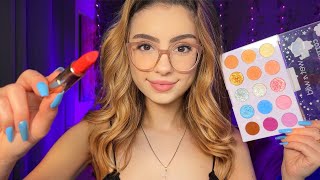ASMR BESTIE Does Your Makeup FOR A DATE 💄 LUXURY MAKEUP BRANDS 💄 Layered Personal Attention  😴