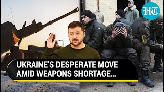 Battling Arms Shortage, Ukraine Using Improvised Weapons To Counter Russian Onslaught | Watch