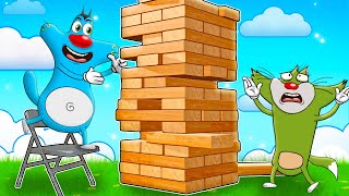 Roblox Giant Jenga Between Oggy vs Jack!