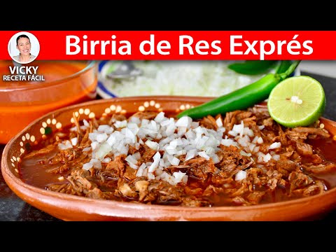 BIRRIA DE RES EXPRES | Vicky Receta Facil